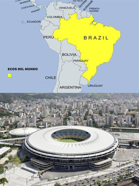 Ubicación del Estadio Maracaná en Río de Janeiro