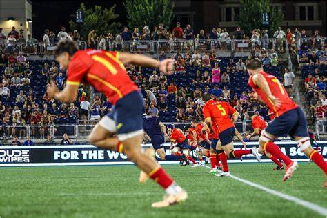 Selección española de rugby XV en partido