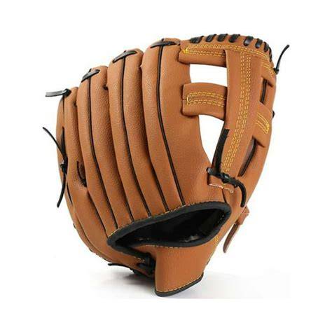 capas de cuero en guante béisbol