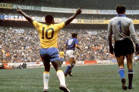 Pelé en la final del Mundial 1970