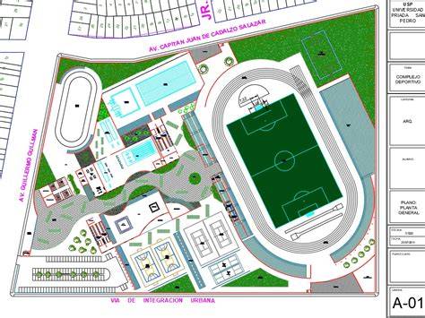 Complejo deportivo con estadio y polideportivo