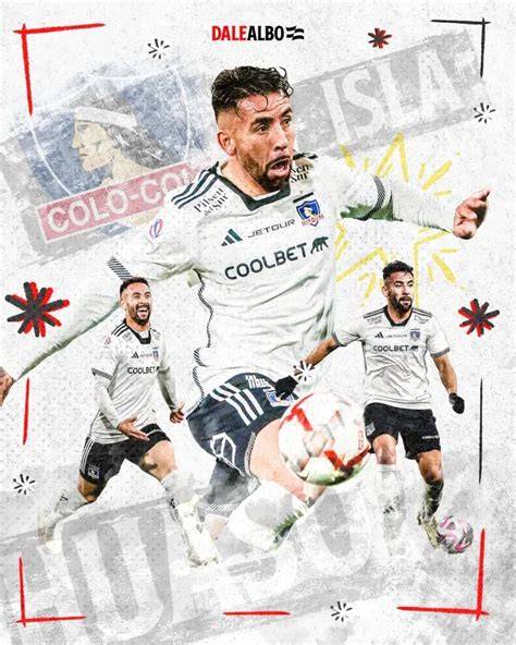 Retrato de Mauricio Isla con camiseta de Colo-Colo
