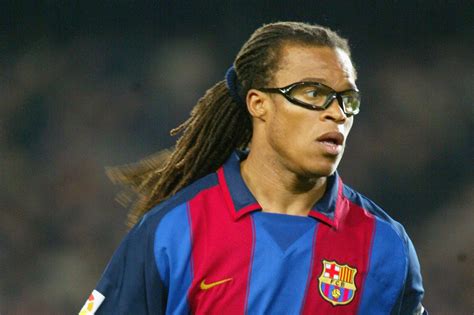 Edgar Davids jugando para Barcelona