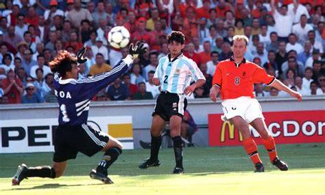 Países Bajos contra Argentina Mundial 1998