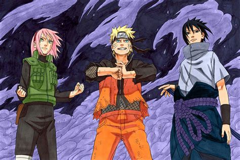 Equipo 7 reunido en Naruto Shippuden