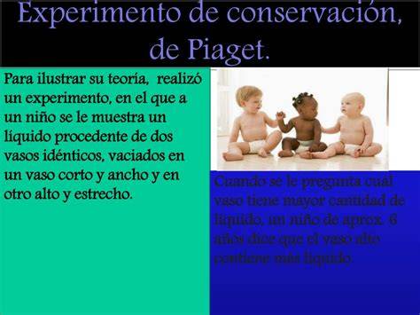 Experimento de conservación de líquidos de Piaget