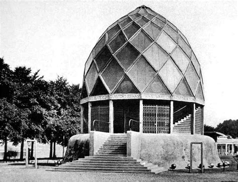 Pabellón de cristal de Bruno Taut