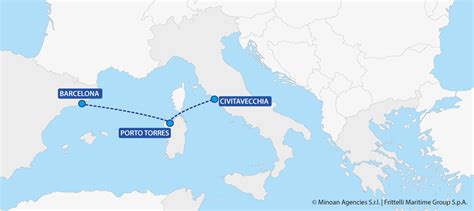 Ferry de Civitavecchia a Barcelona