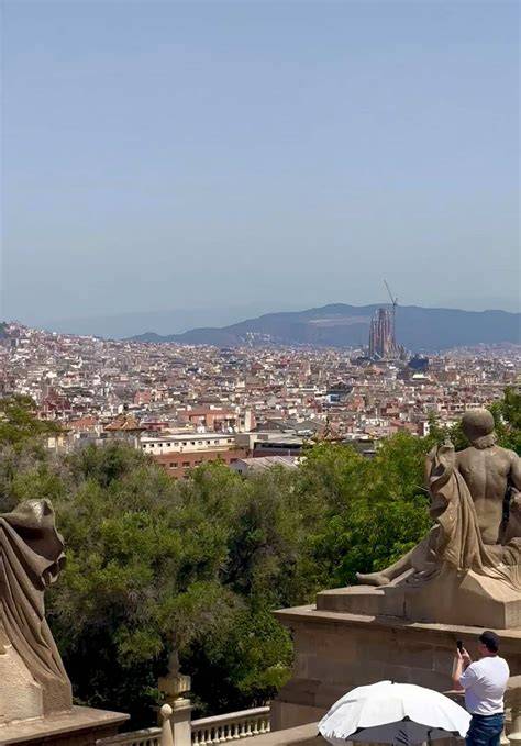 Panorámica de Barcelona desde Montjuïc