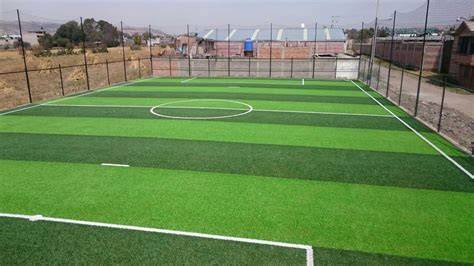 cancha de pasto sintético para futbolito