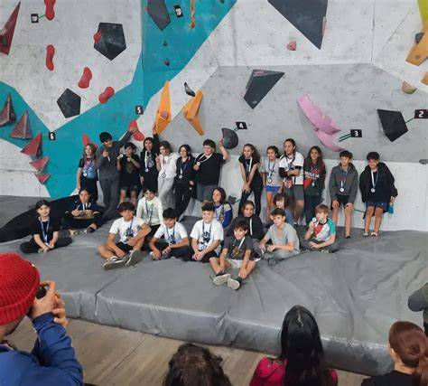 Delegaciones juveniles de escalada chilena