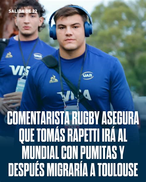 Tomás Rapetti jugando rugby