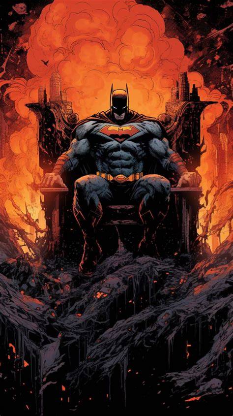 Batman frente al portal de Apokolips