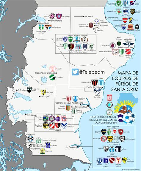 Mapa de clubes de fútbol iraníes