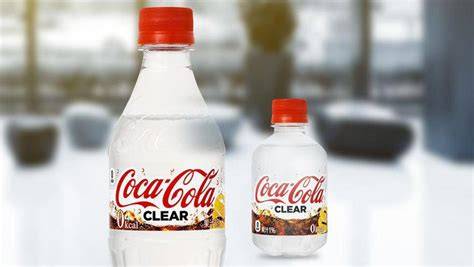 Coca-Cola Clear botella transparente