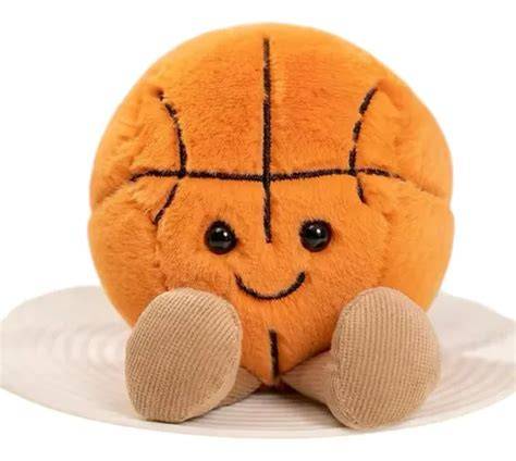 Charm de peluche balón de baloncesto