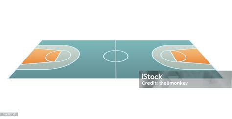 Ilustración vectorial infantil en cancha