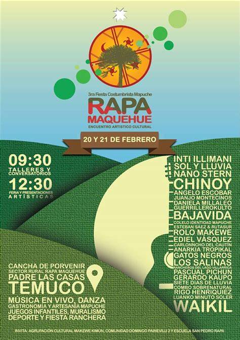 Fiesta costumbrista mapuche Rapa Maquehue