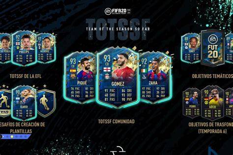 Cartas del Equipo de la Temporada en FIFA