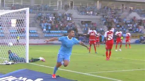 Edson Puch cabezazo contra Santa Fe