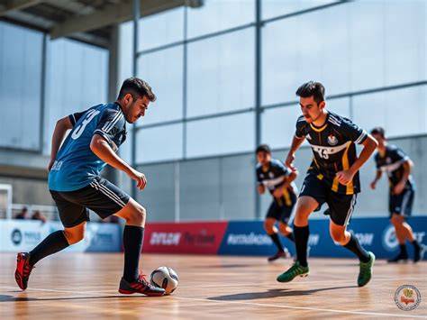 Equipos de futsal en torneo nacional