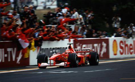 Michael Schumacher Ferrari F1-2000 Suzuka