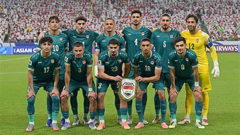 Selección de fútbol de Irak y bandera nacional