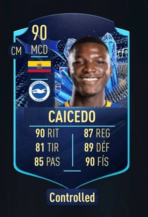 Caicedo FIFA 19 Mobile carta delantero
