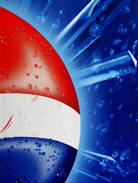 Pepsi Globe rojo blanco azul años 1950