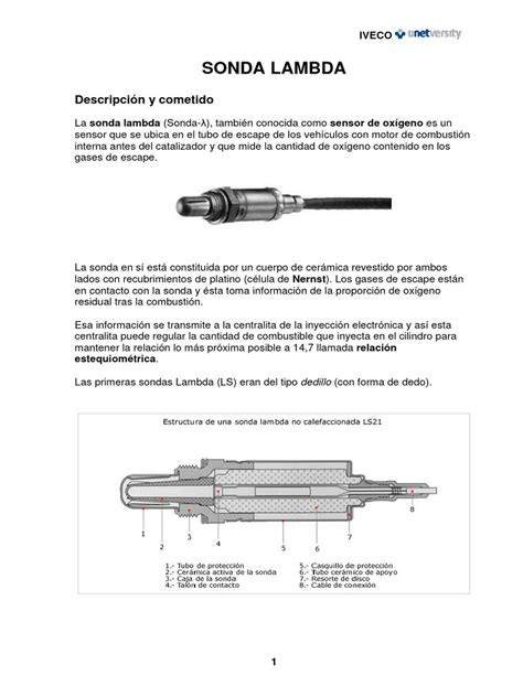Funcionamiento interno de sonda Lambda