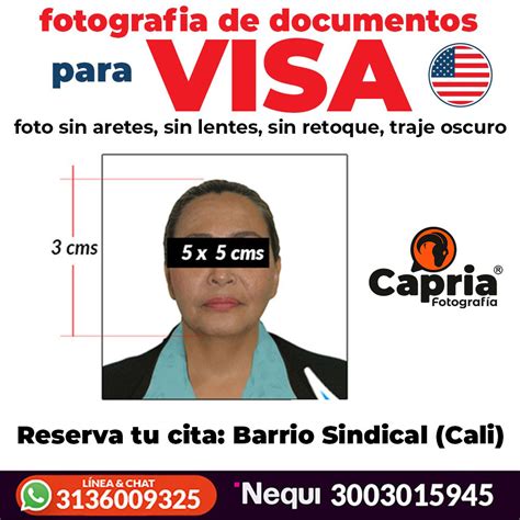 Fotografía para visa y documentos