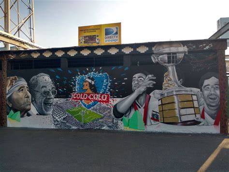 mural del Estadio Monumental sector Cordillera