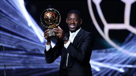 Ousmane Dembélé levanta el Balón de Oro