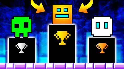 Podio de jugadores de Geometry Dash