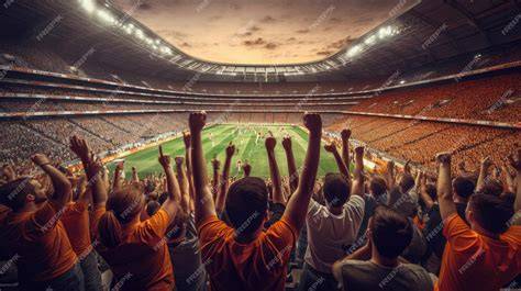 mujeres celebrando en estadio de fútbol