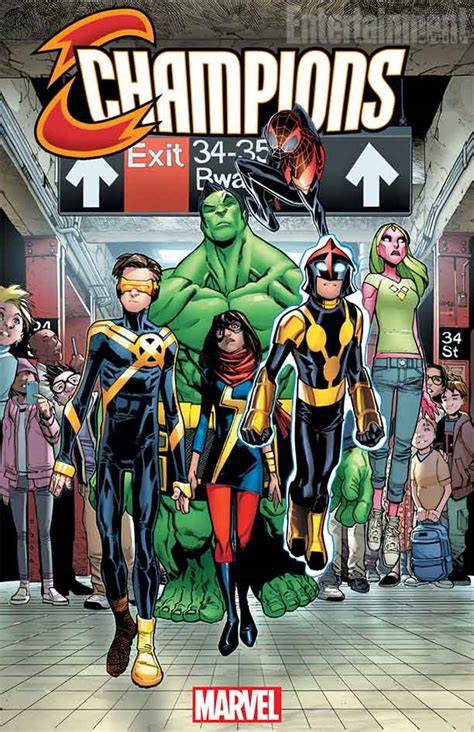 Los Champions adolescentes de Marvel