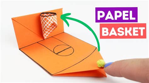 Pelota de papel para mini básquet