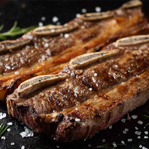 Diagrama del costillar vacuno y asado de tira