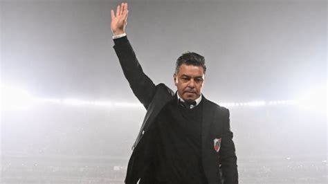 Franco Armani durante su despedida de River