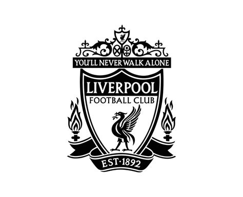 Escudo negro y dorado del Liverpool FC