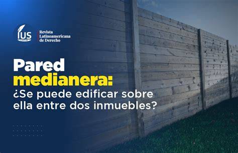 Esquema de derechos sobre pared medianera