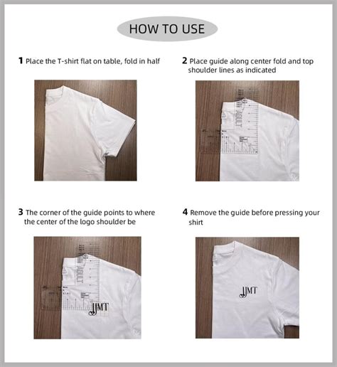 Guía visual para medir una camiseta