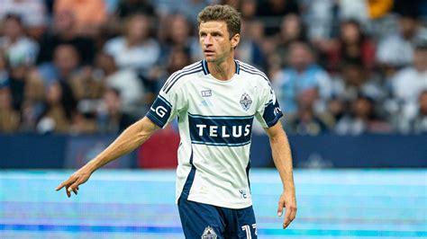 Thomas Müller con camiseta de Vancouver Whitecaps