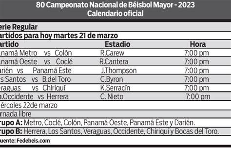 Calendario béisbol olímpico 1984 1988 1992