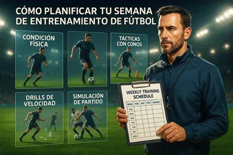 plan semanal de entrenamiento de fútbol