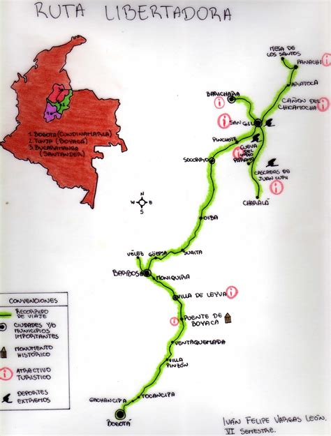 Mapa de la Ruta Los Libertadores
