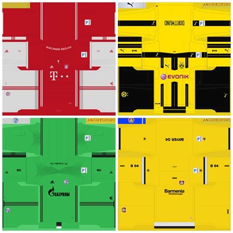 Equipaciones Bundesliga PES 2017 PC