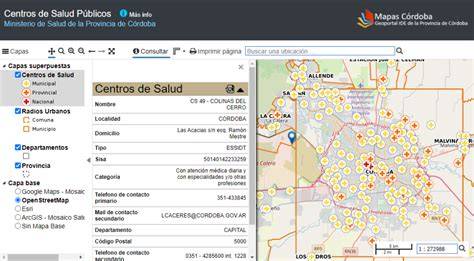 Mapa de centros de salud en Melipilla