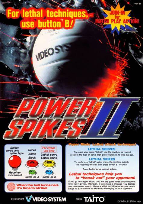 Power Spikes II partido de voleibol Neo Geo
