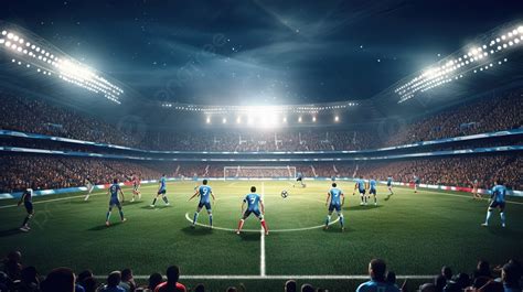 estadio virtual de videojuego de fútbol